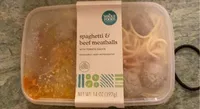 spaghetti and beef meatballs