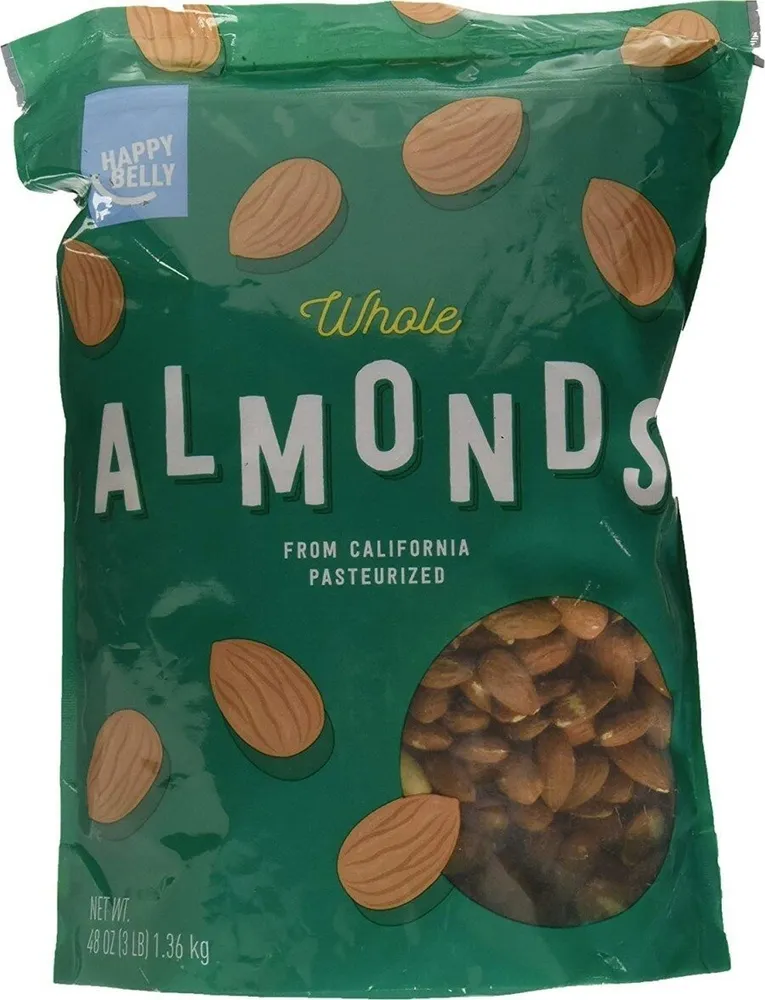 Amazon brand whole raw almonds