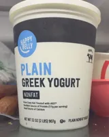 Plain greek yogurt