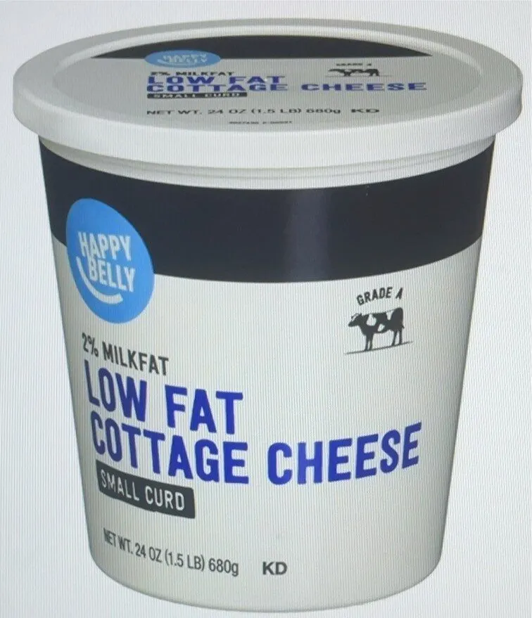 2% Cottage Cheese, Small Curd, Kosher, 24 ounce
