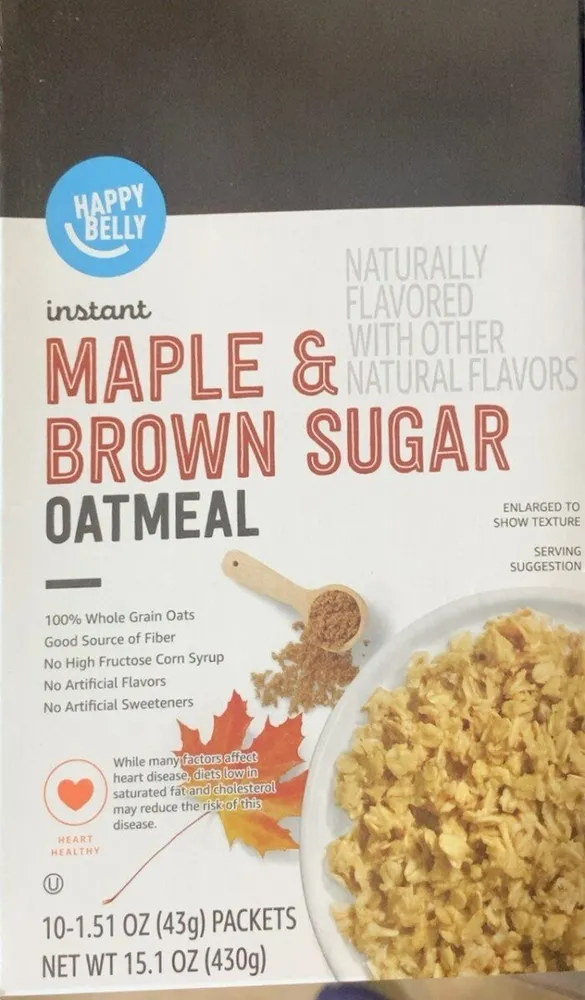 Instant Maple & Brown Sugar Oatmeal
