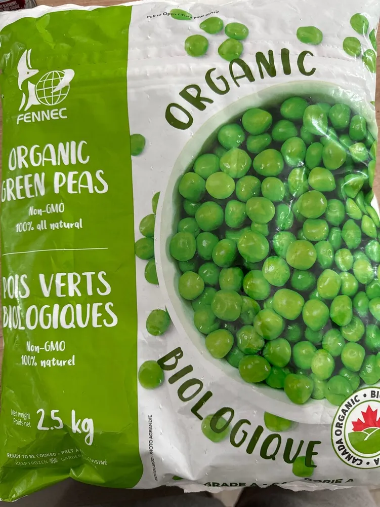 Organic Green Peas