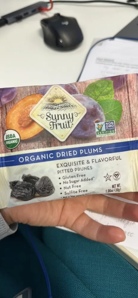 Organic Dried Plums