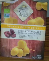 Organic pitted dates