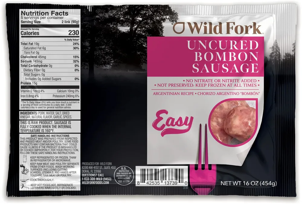 Uncured Bombon Sausage