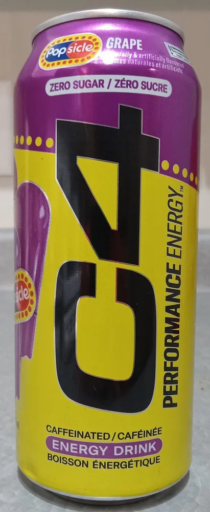 Grape Caffeinated Energy Drink