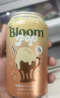 Prebiotic soda root beer float