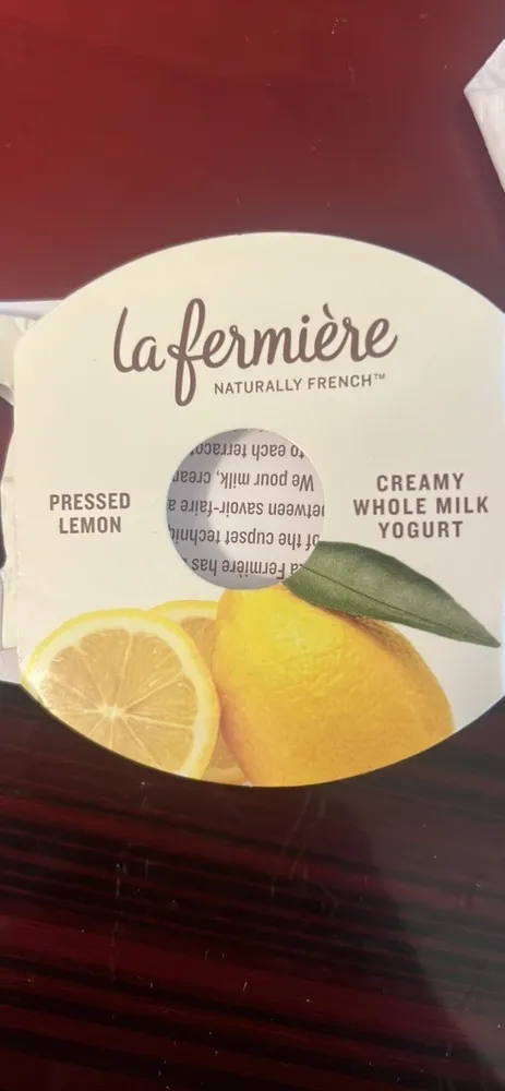 Pressed Lemon Creamy Whole Milk Yogurt