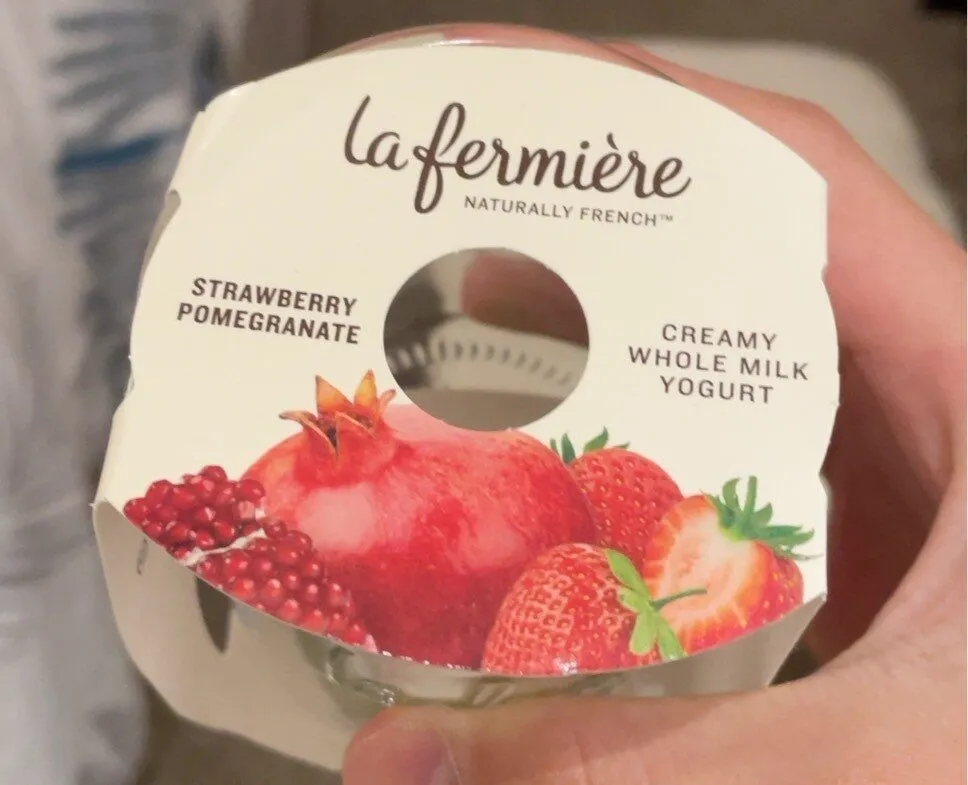Strawberry Pomegranate Creamy Whole Milk Yogurt