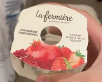 Strawberry Pomegranate Creamy Whole Milk Yogurt