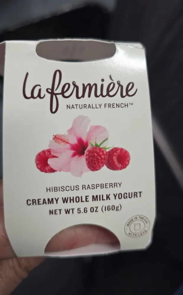 Hibiscus Raspberry Creamy Whole Milk Yogurt