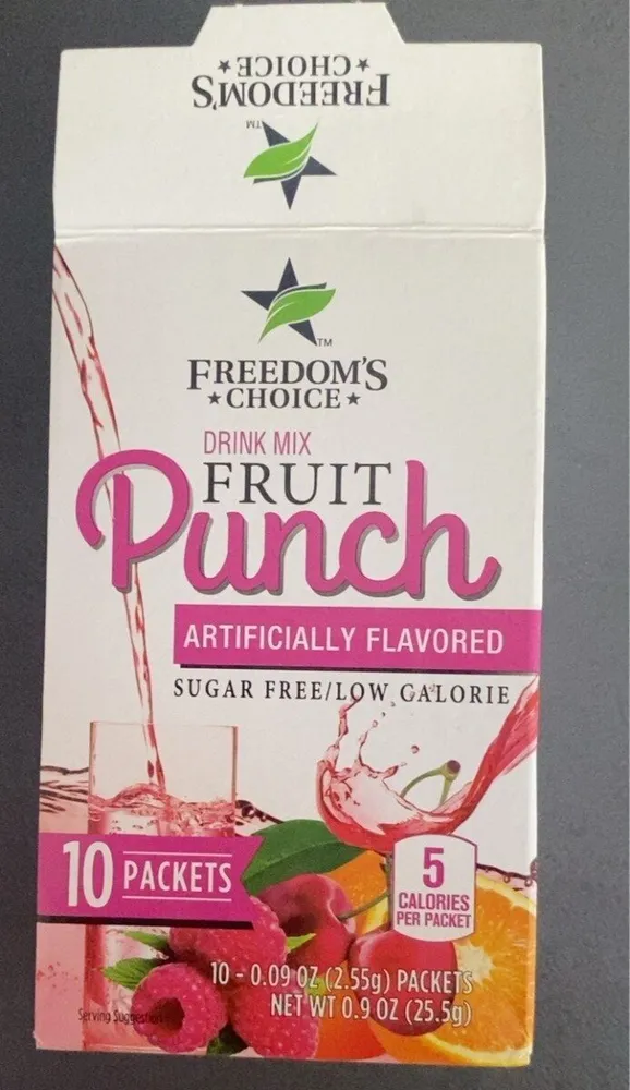 Fruit punch drink mix