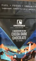 Cocoa dark chocolate drink