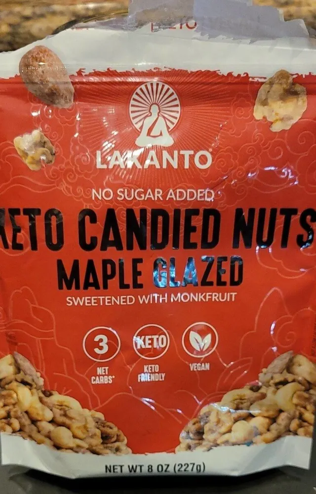Candied Nuts Maple Glazed