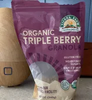 Organic triple berry granola