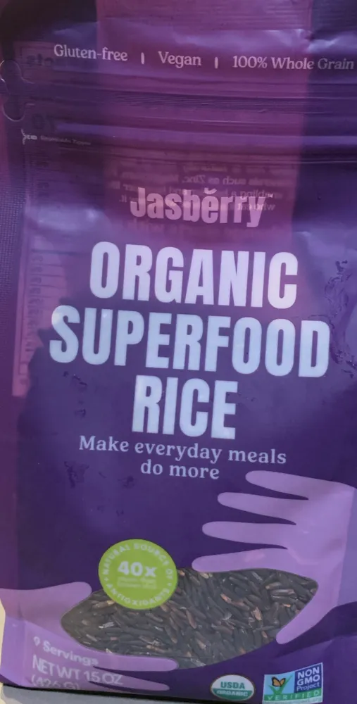 Jasberry Organic Superfood Rice