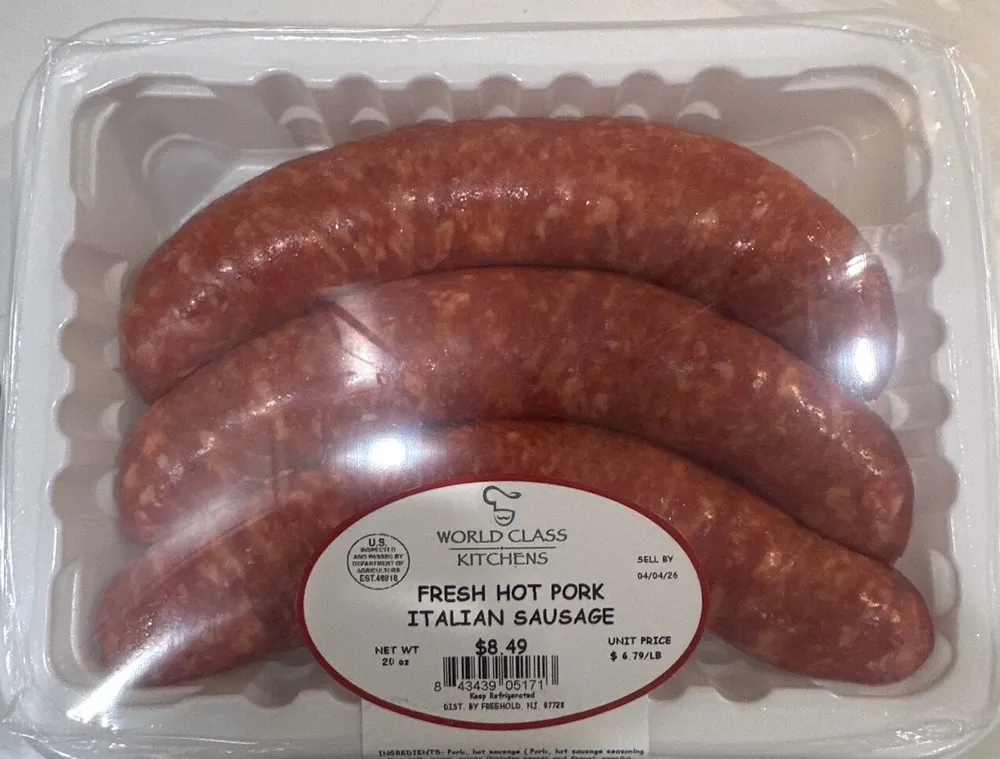 Hot Pork Italian Sausage