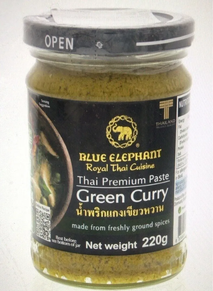 Green curry paste