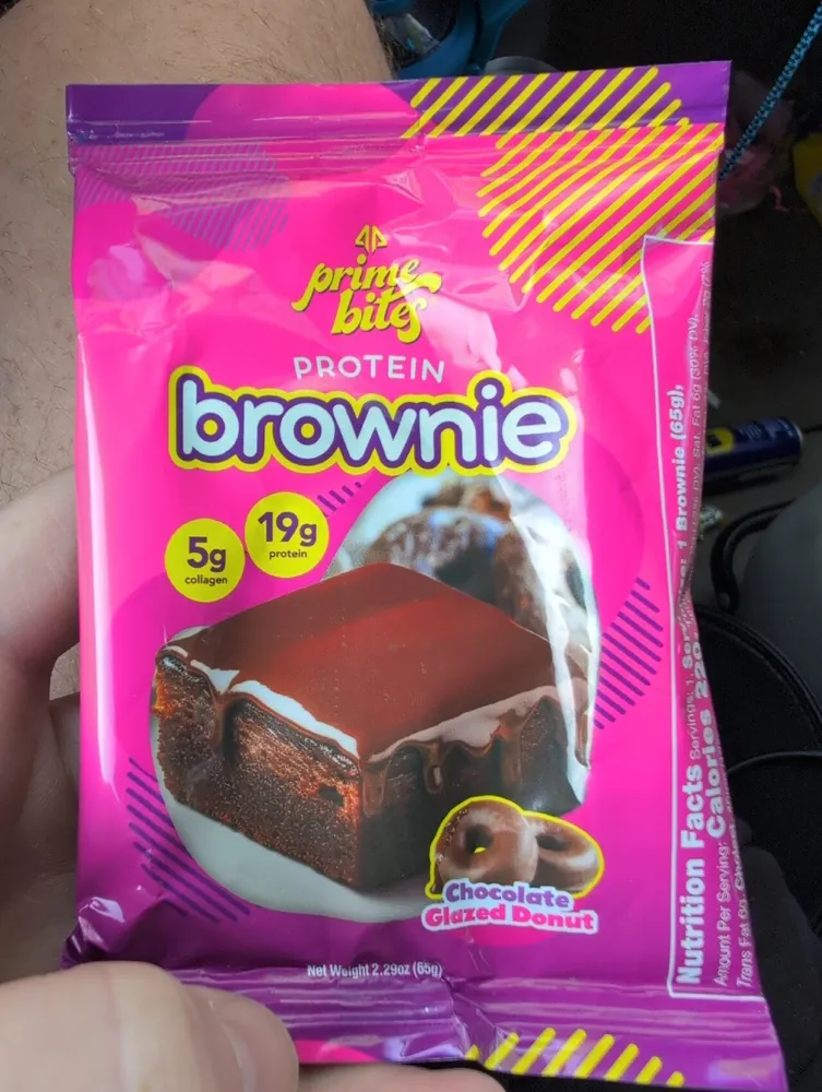 Protein Brownie Chocolate Glazed Donut
