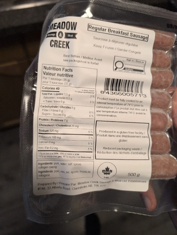 Regular Breakfast Sausage