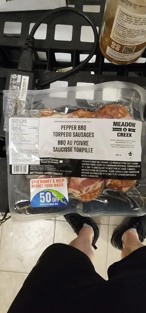 Pepper BBQ Torpedo Sausages