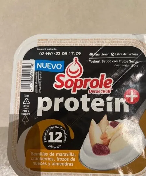 Protein con frutos secos