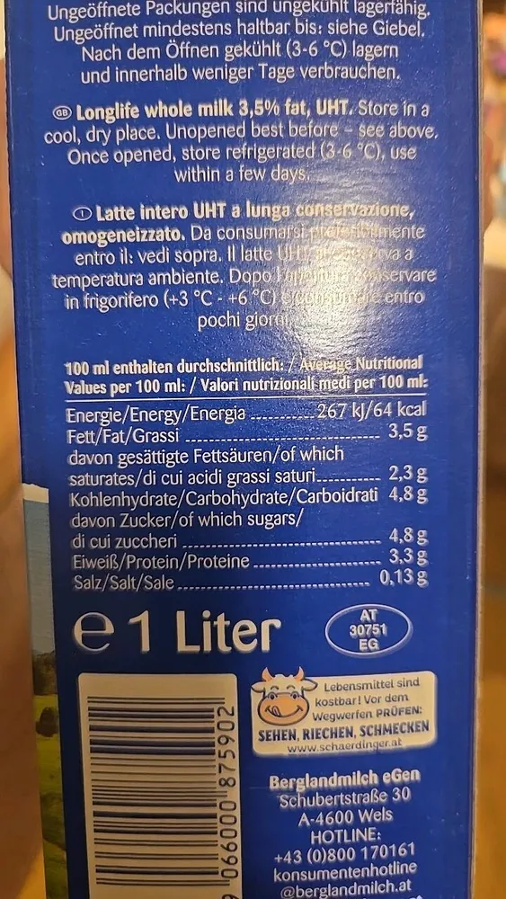 For il Vollmilch