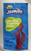 Sour Blue Raspberry Strips