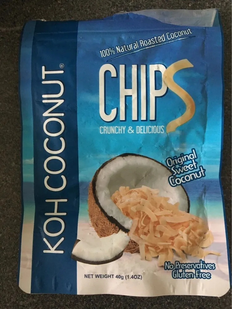 Koh Coconut Original Sweet Coconut Chips