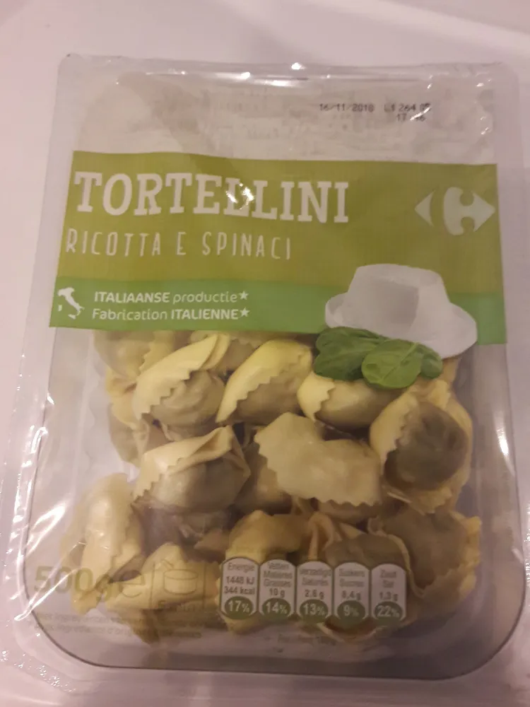 tortellini ricotta e spinaci