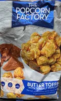 Butter toffee with sea salt popcorn