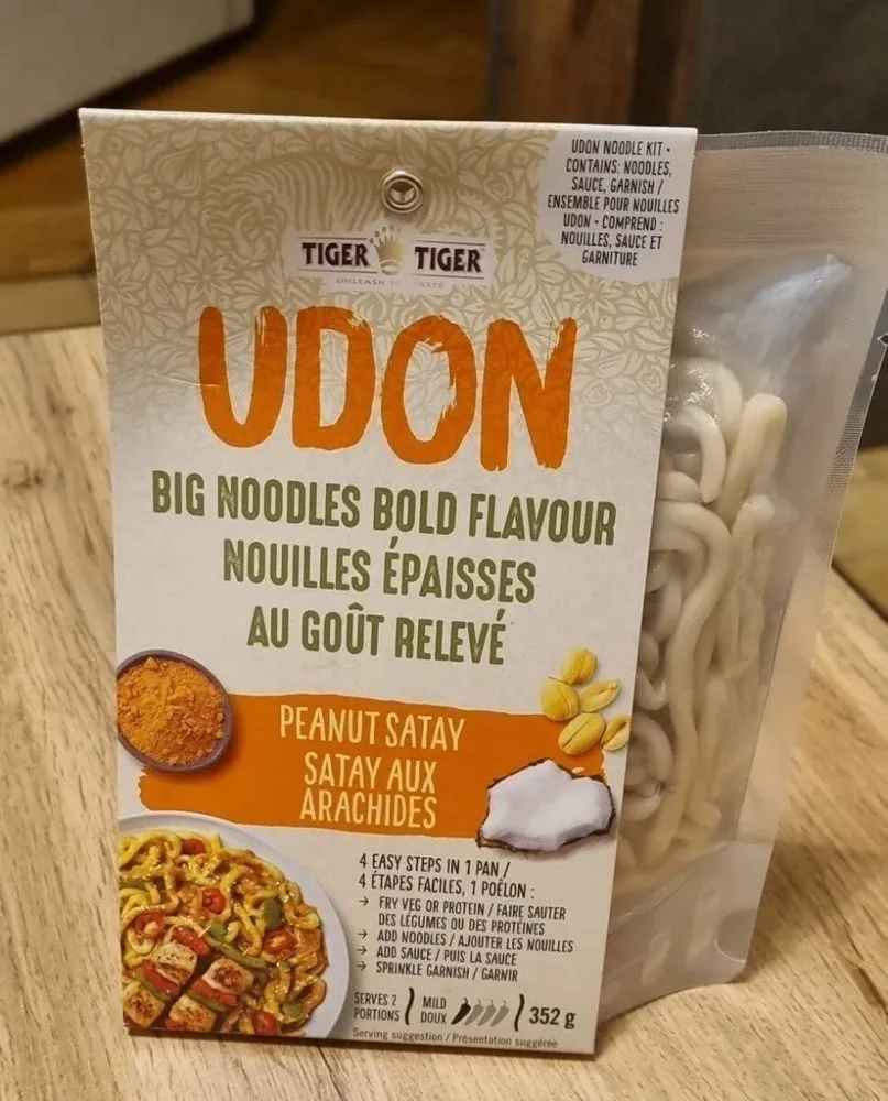 Noodles Satay aux arachides