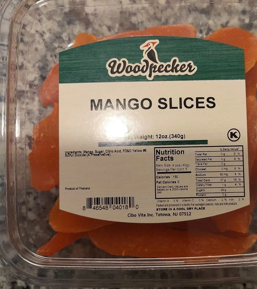 Mango slices
