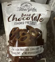 Dark chocolate pretzels