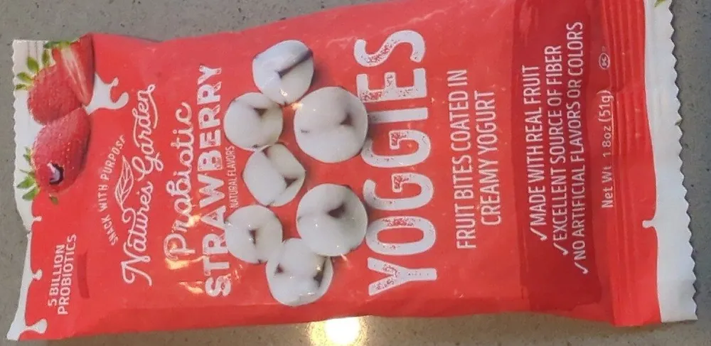 Probiotic Strawberry Yoggies