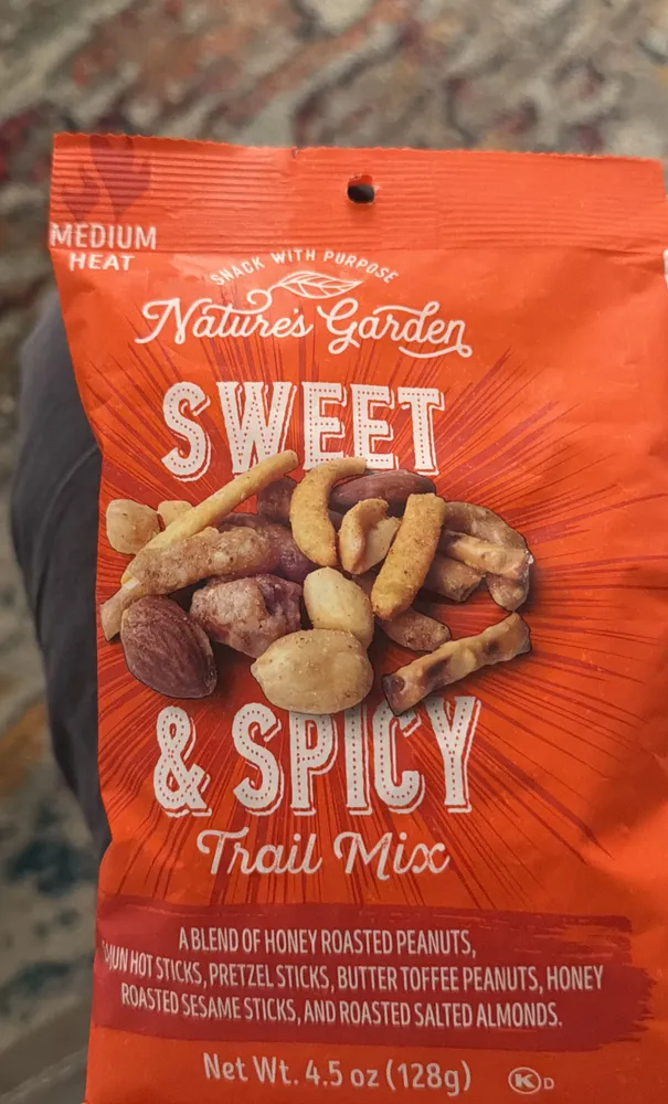 sweet and spicy trail mix