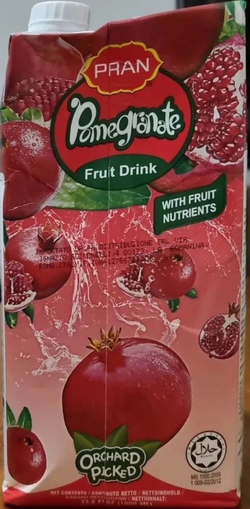 Pomegranate fruit drink