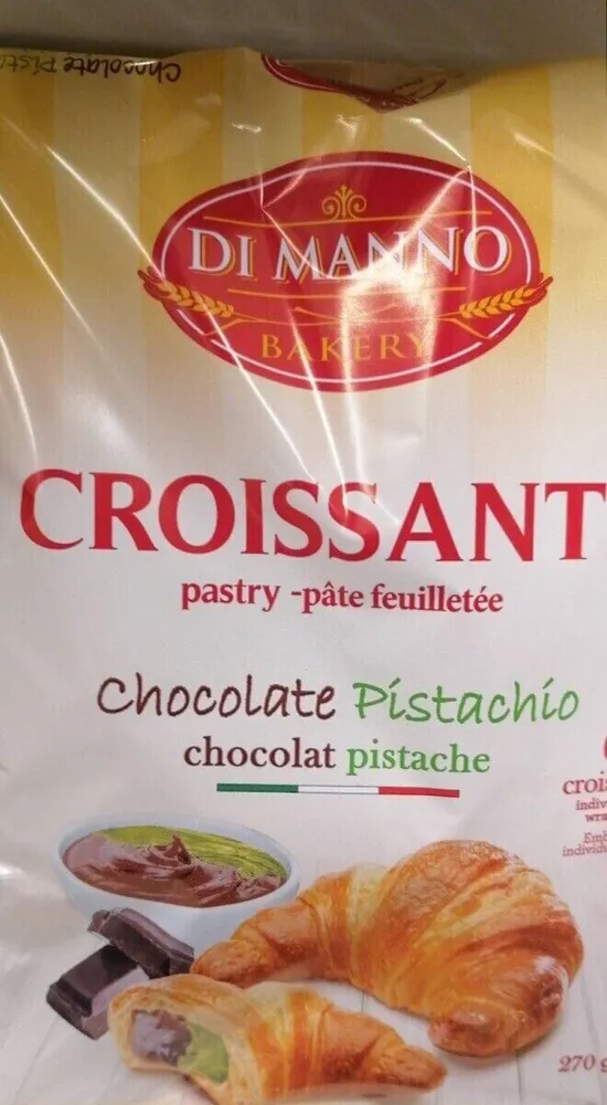 Croissants chocolat pistache