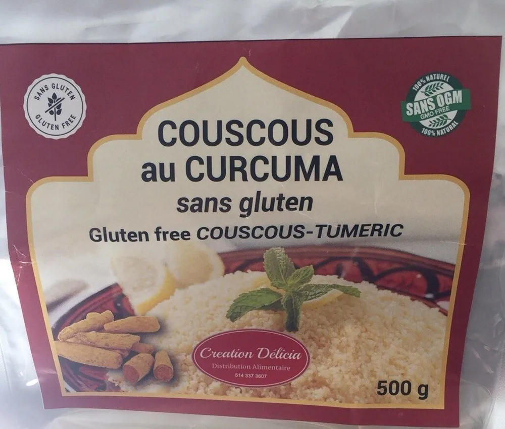 Couscous au curcuma sans gluten