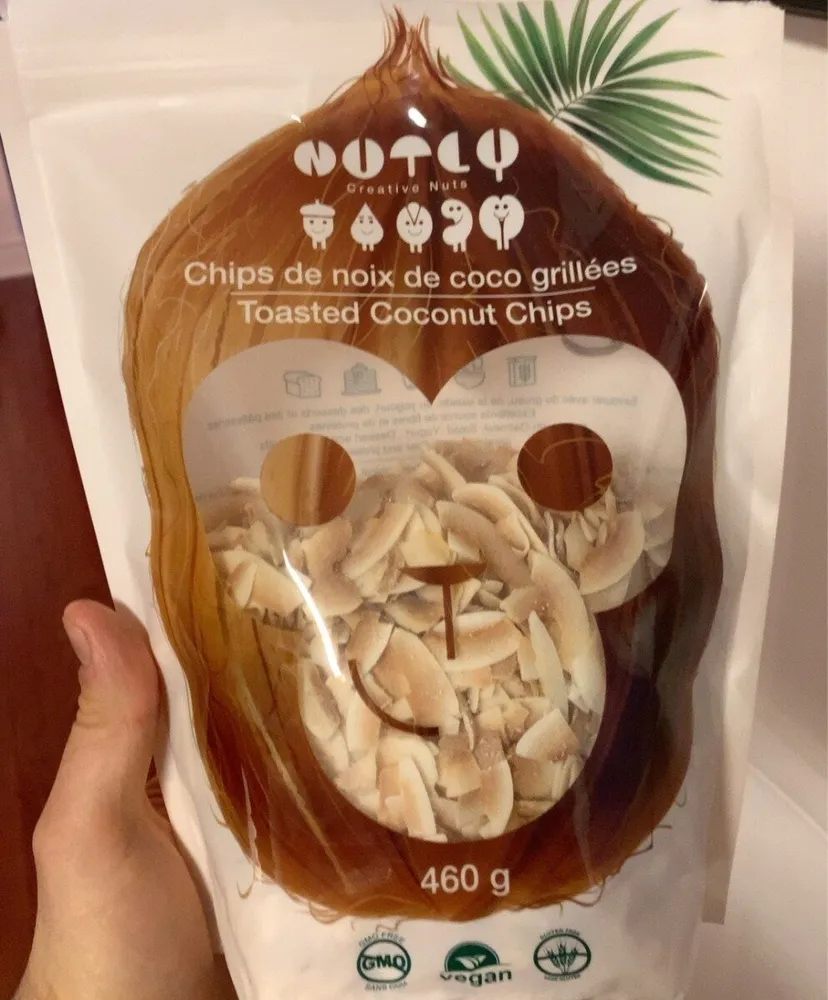 Toasted coconut chips