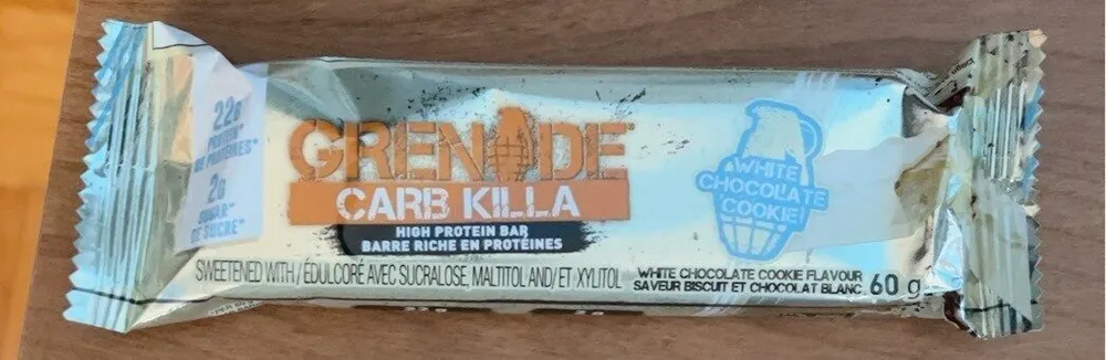 Carb Killa white chocolate cookie