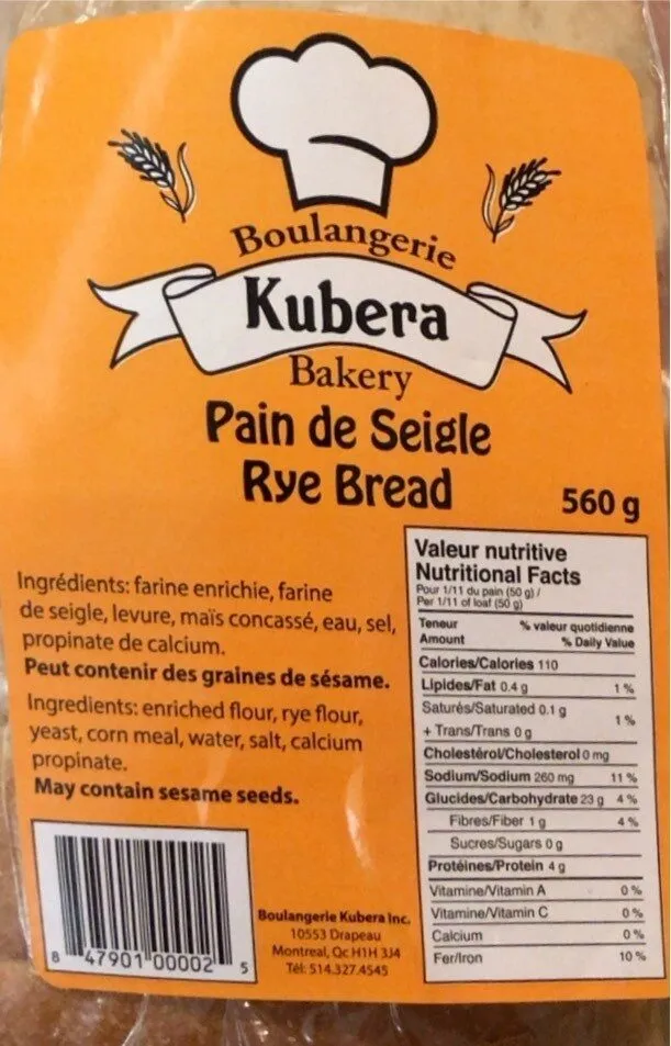 Pain de siegle