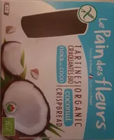Tartines craquantes bio noix de coco