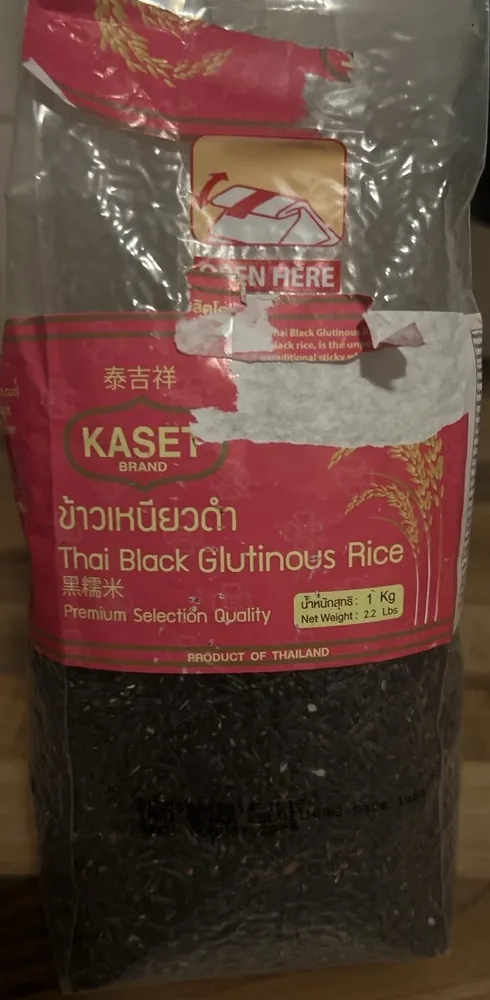 Thai Black Glutinous Rice