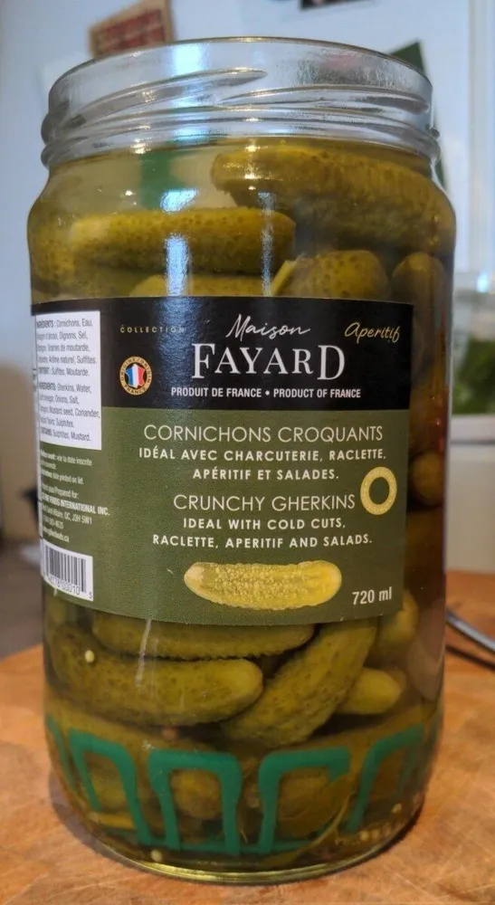 Cornichons croquants