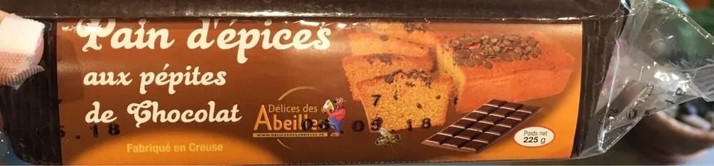 Pain d’épices pépites de chocolat