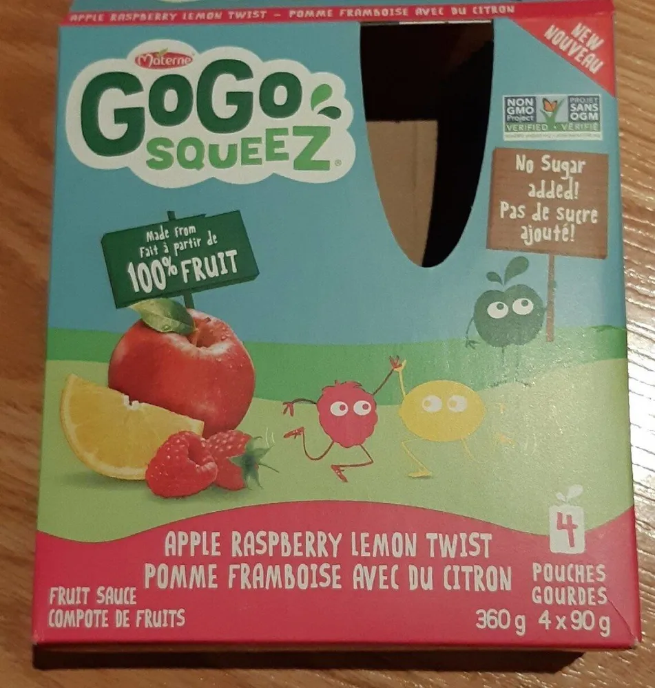 Apple Raspberry Lemon Twist Fruit Sauce