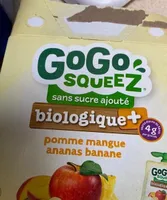 Organic+ Apple Mango Pineapple Banana Fruit Sauce