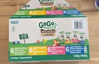 Organic Variety Pack (Apple Strawberry Kiwi Banana/Apple Pineapple Kiwi/Apple Strawberry Guava/Apple Blueberry Banana Blackberry)