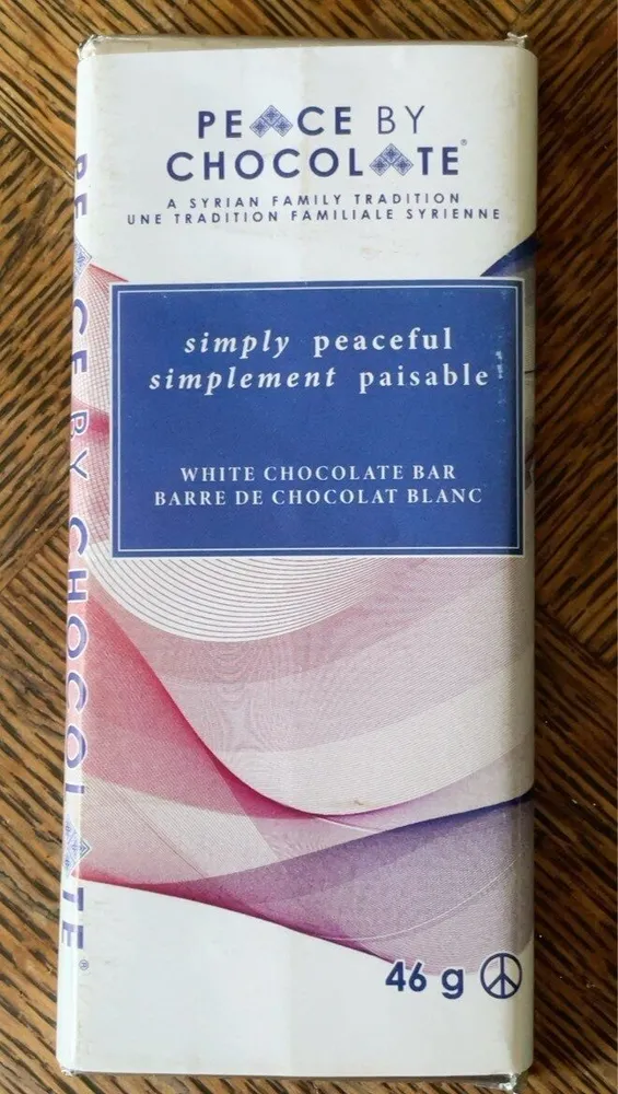 White chocolate bar